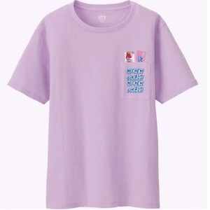 Uniqlo Hi-Chew Lavender Purple Tee Asian Fashion